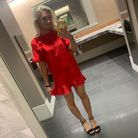Zara Dresses & Skirts - red dress